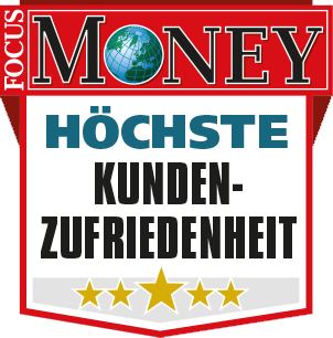Focus Money, höchste Kundenzufriedenheit