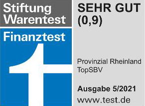 Stiftung Warentest, sehr gut für die Berufsunfähigkeitsversicherung